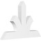 Ekena Millwork Richland Architectural Grade PVC Gable Bracket, 48"W x 32"H x 4"D x 6"F, 16/12 Pitch GBP048X32X0406RIC00 - alternate 1